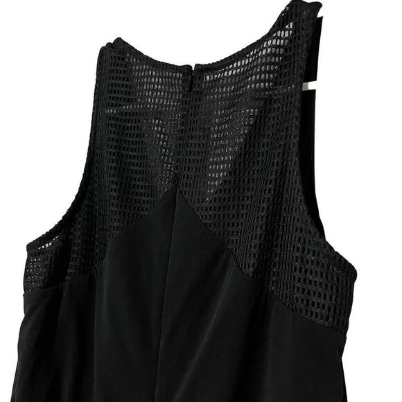 Vince Camuto Black, Tie Front, Tank Jumpsuit Size 2 - Picture 4 of 11